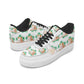 Cats Love Plants Leather Low Tops