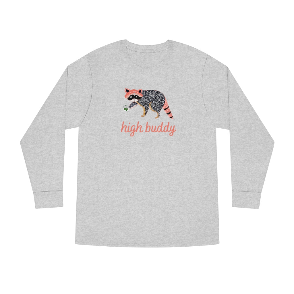 Raccoon Weed Thief Long Sleeve Tee