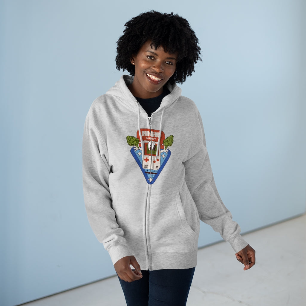 Gameboy Nugs Zip-Up Hoodie