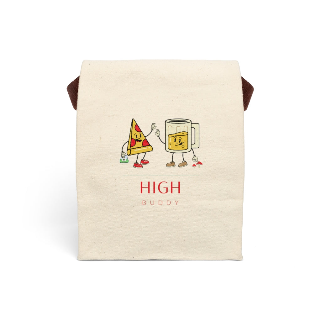 Pizza, Beer, & Drugs Canvas Lunch Bag