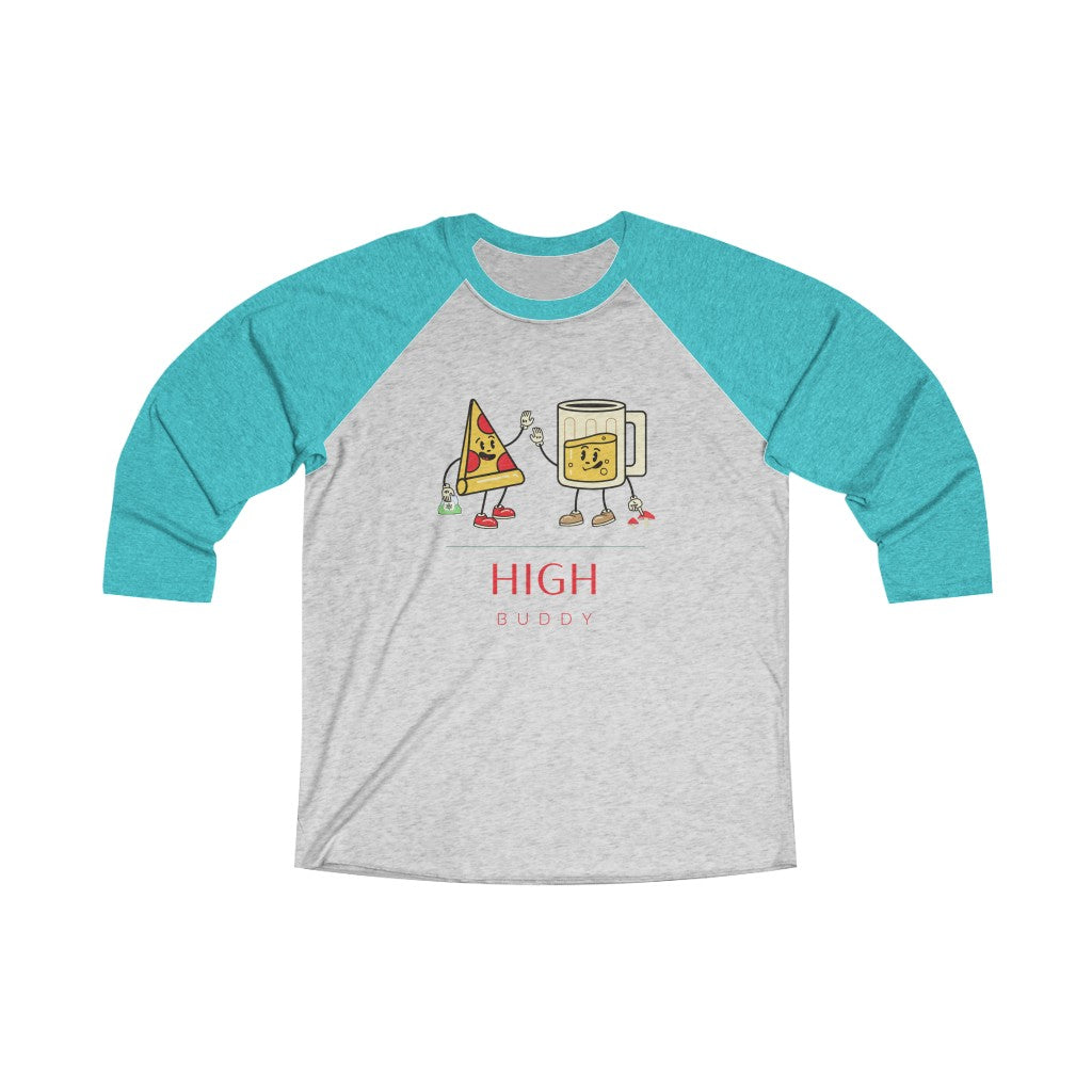 Pizza, Beer, & Drugs Raglan Baseball Tee