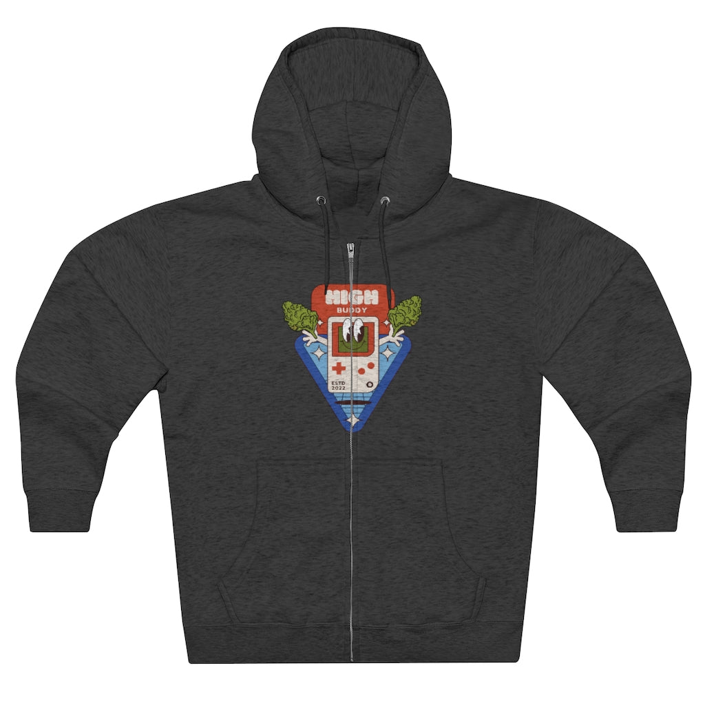 Gameboy Nugs Zip-Up Hoodie