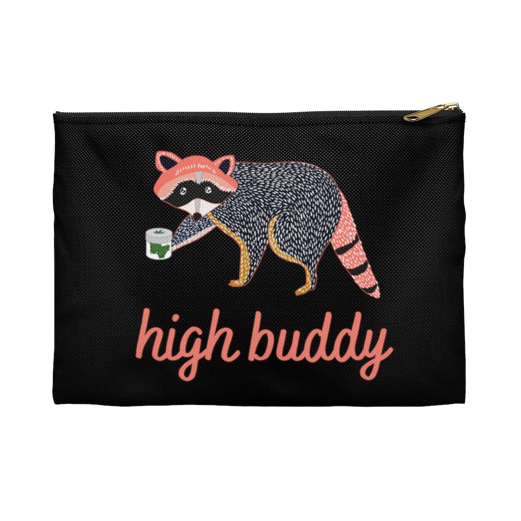 Raccoon Weed Thief Pouch (Black)