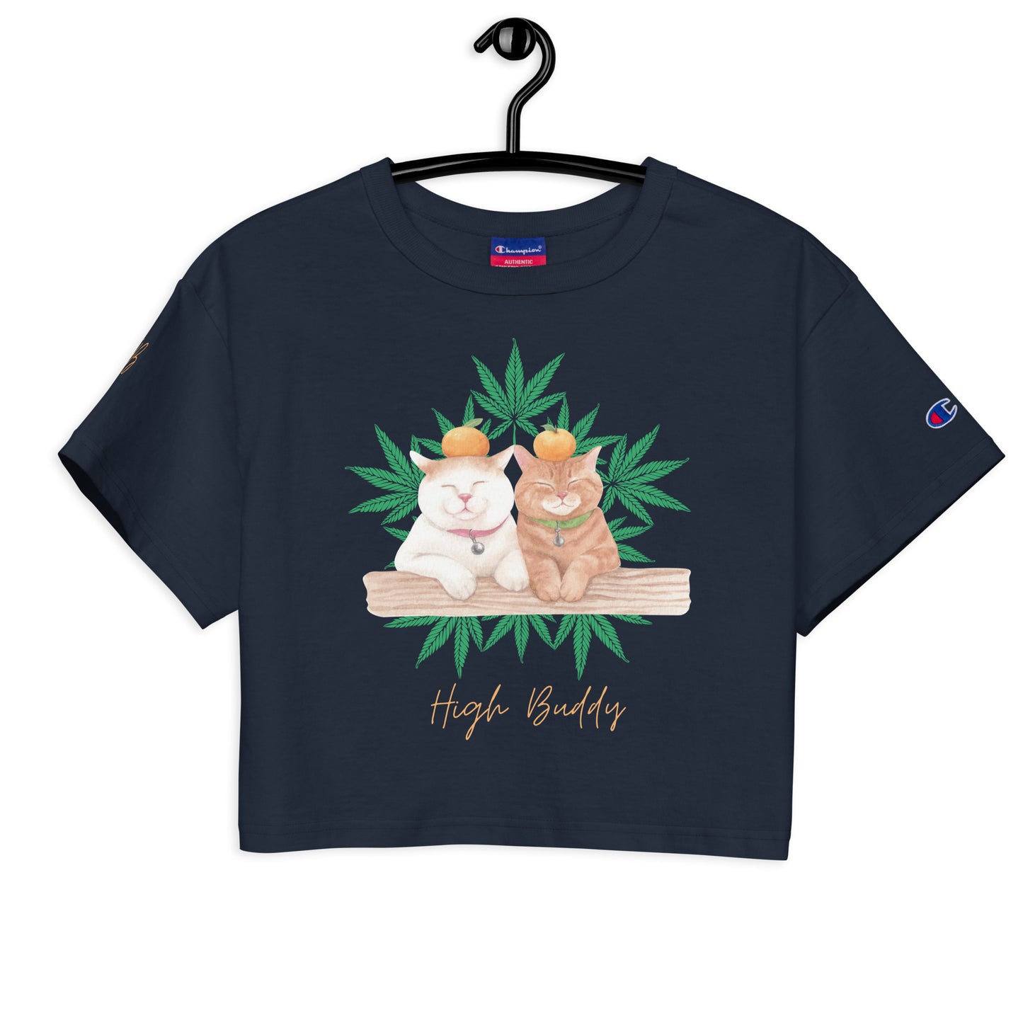 Cats Love Plants Crop Top