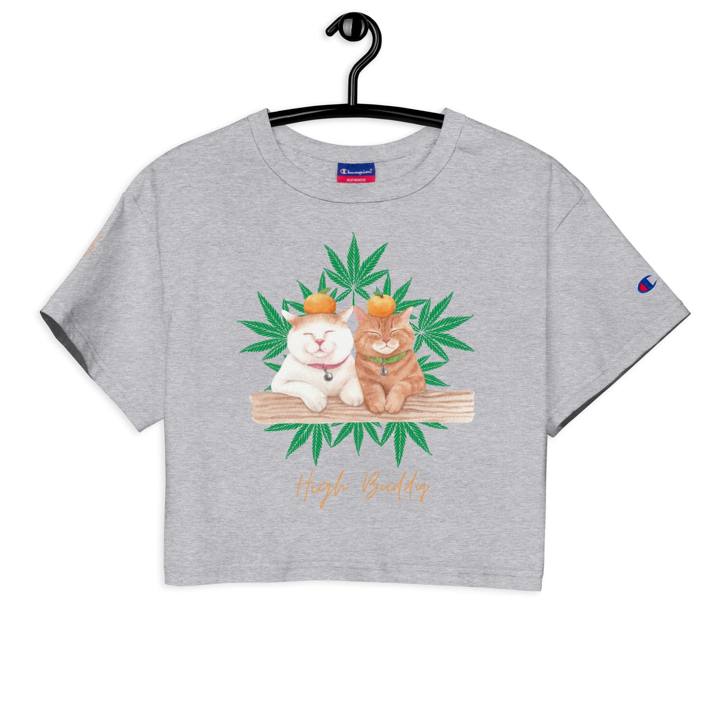 Cats Love Plants Crop Top