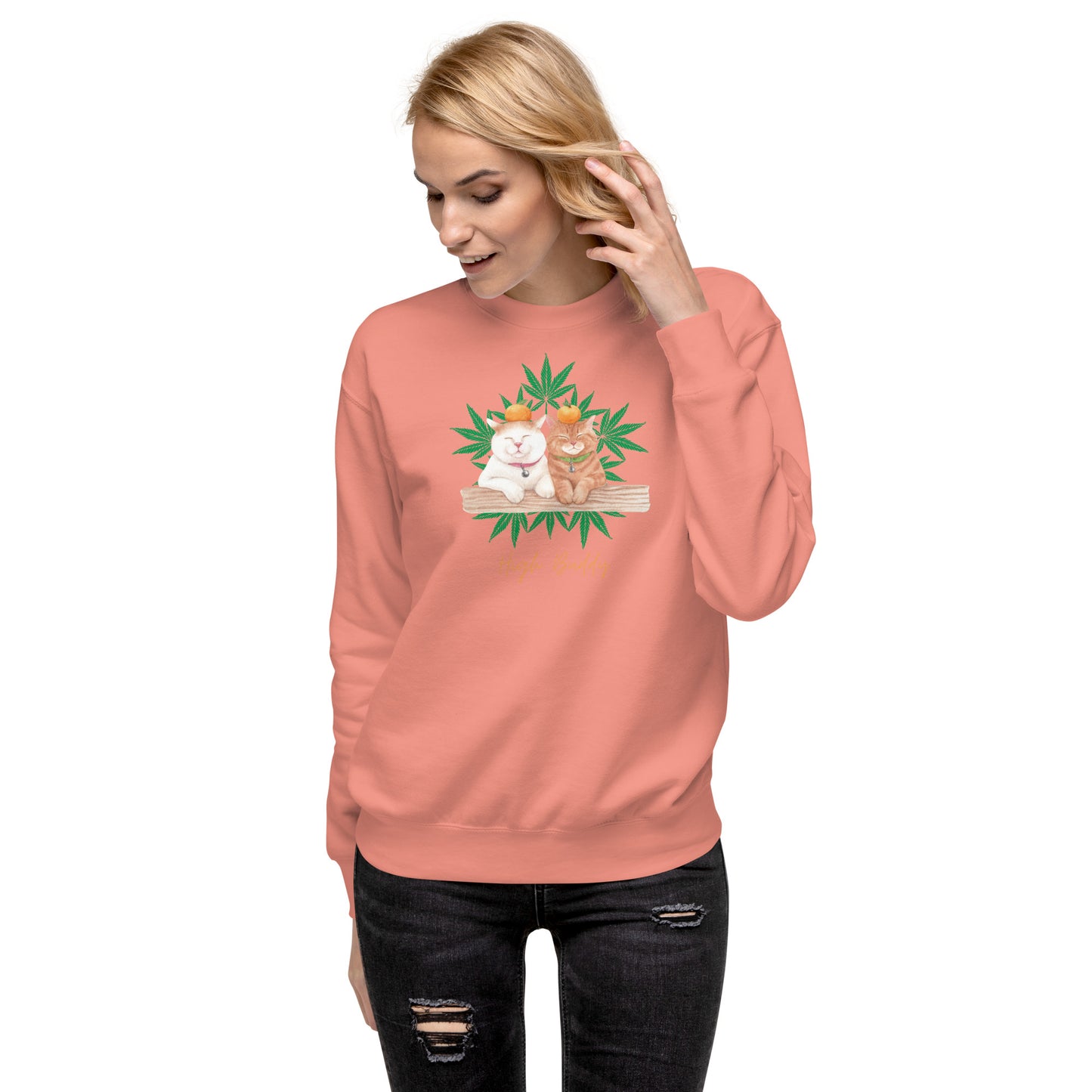 Cats Love Plants Crewneck Sweatshirt