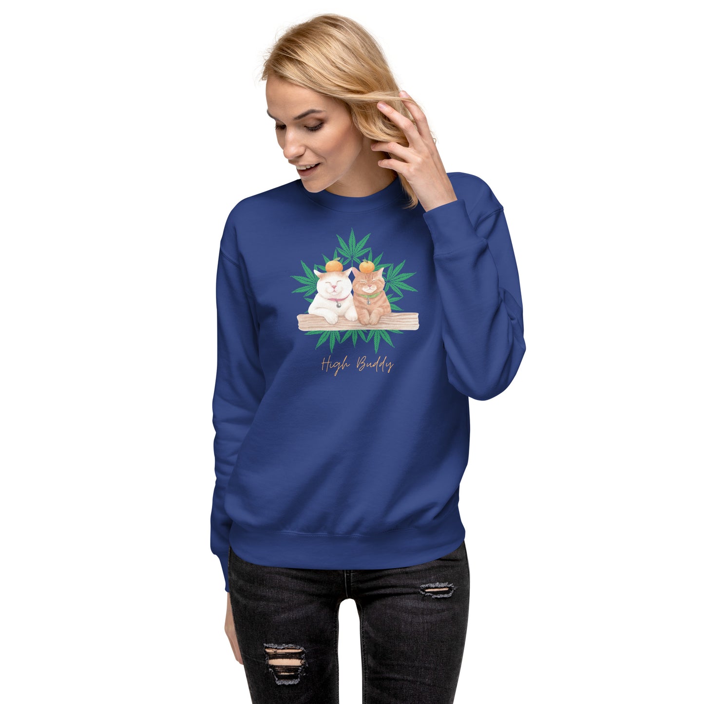 Cats Love Plants Crewneck Sweatshirt