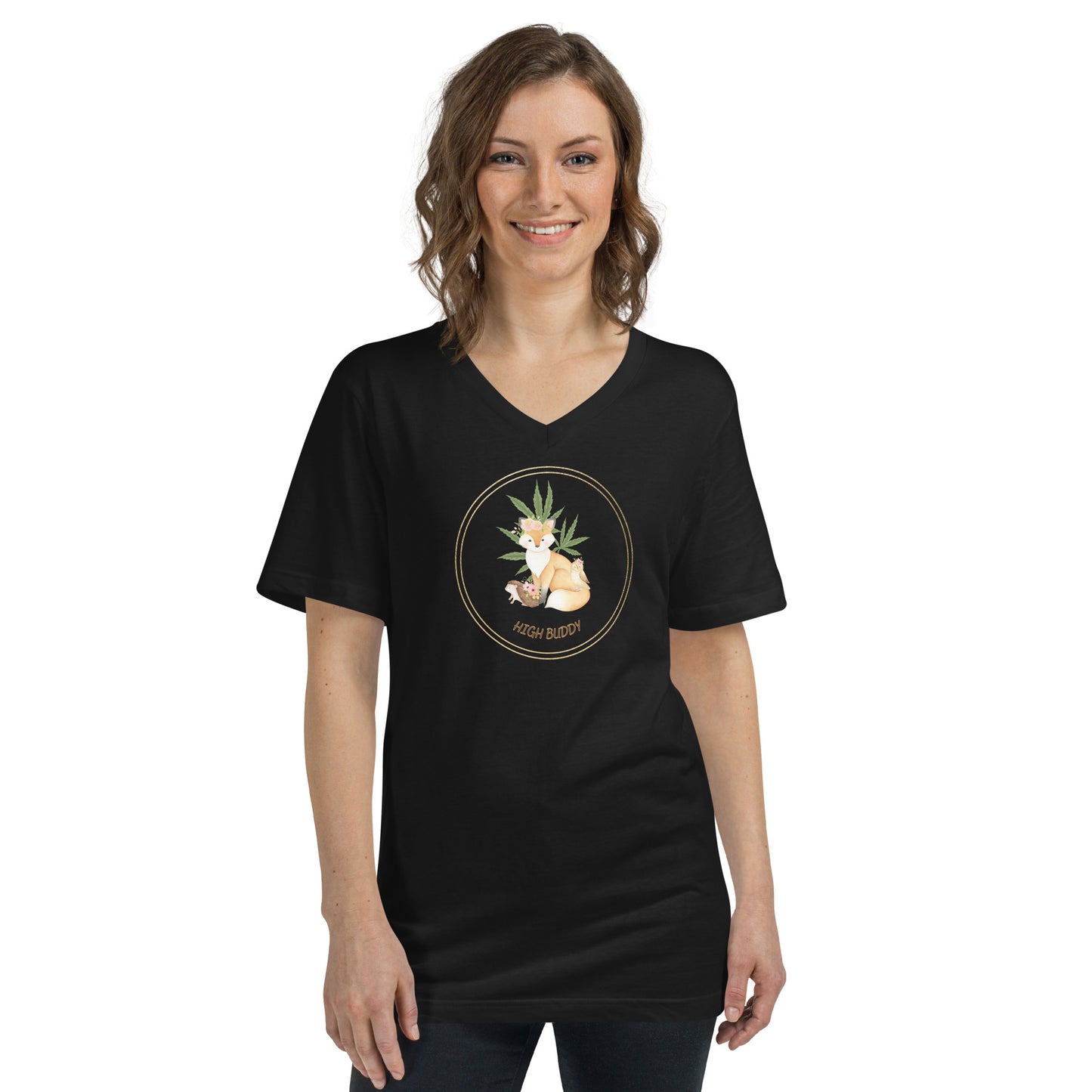 Forest Friends V-Neck Tee