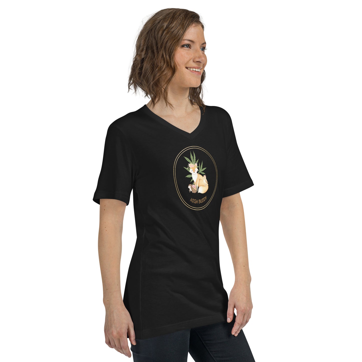 Forest Friends V-Neck Tee