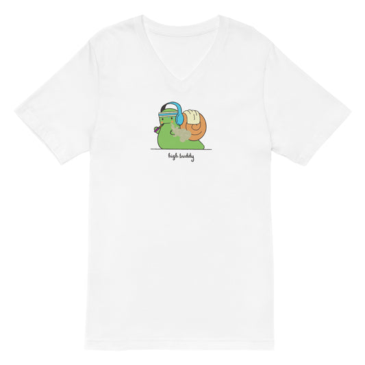 Vape Snail V-Neck Tee