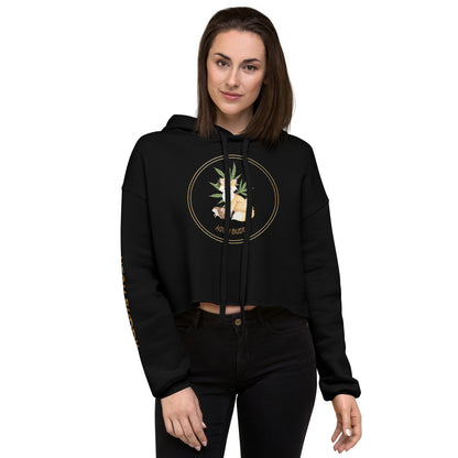 Forest Friends Crop Hoodie