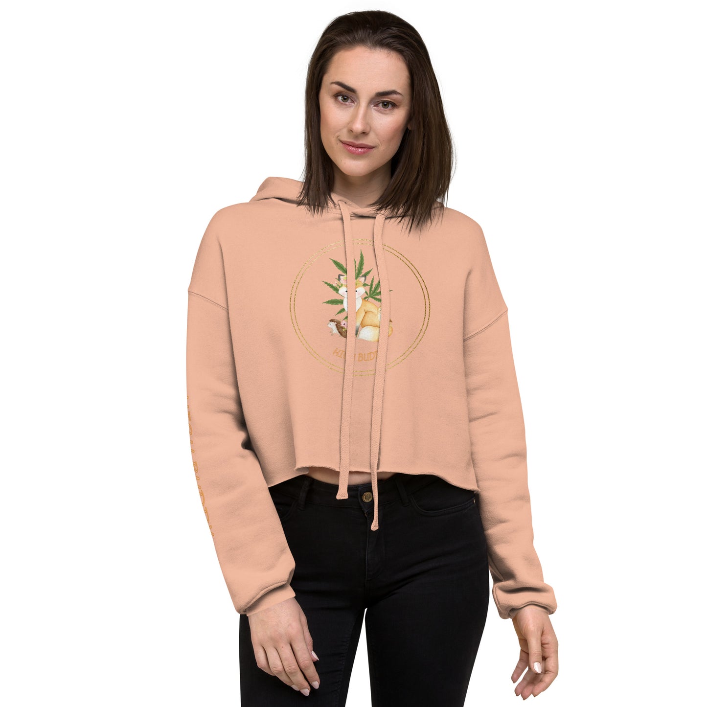 Forest Friends Crop Hoodie