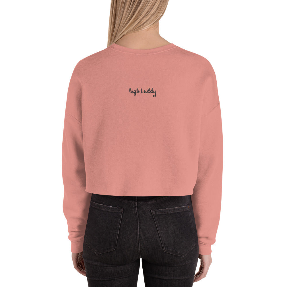 Vape Snail Crop Crewneck Sweatshirt