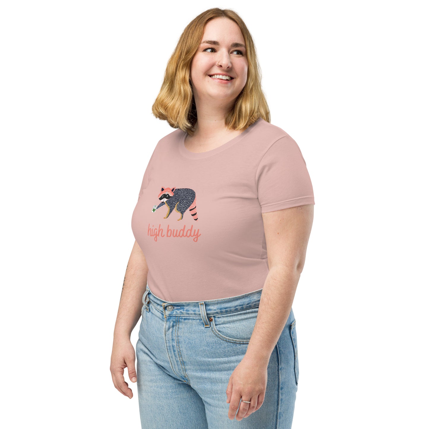 Raccoon Weed Thief Women's Short Sleeve Tee