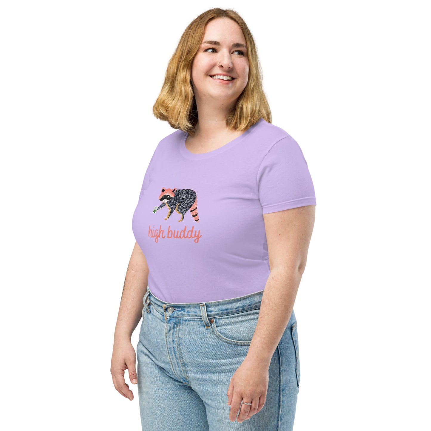 Raccoon Weed Thief Women's Short Sleeve Tee