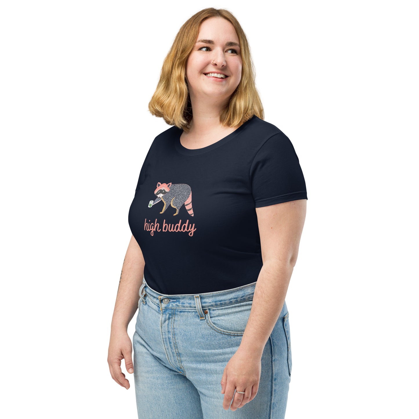 Raccoon Weed Thief Women's Short Sleeve Tee