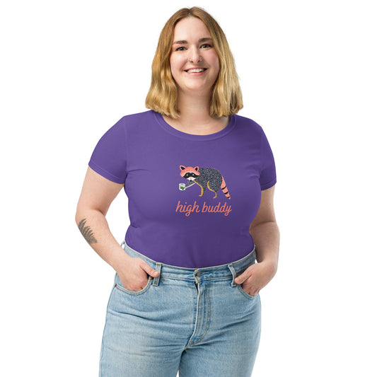 Raccoon Weed Thief Women's Short Sleeve Tee