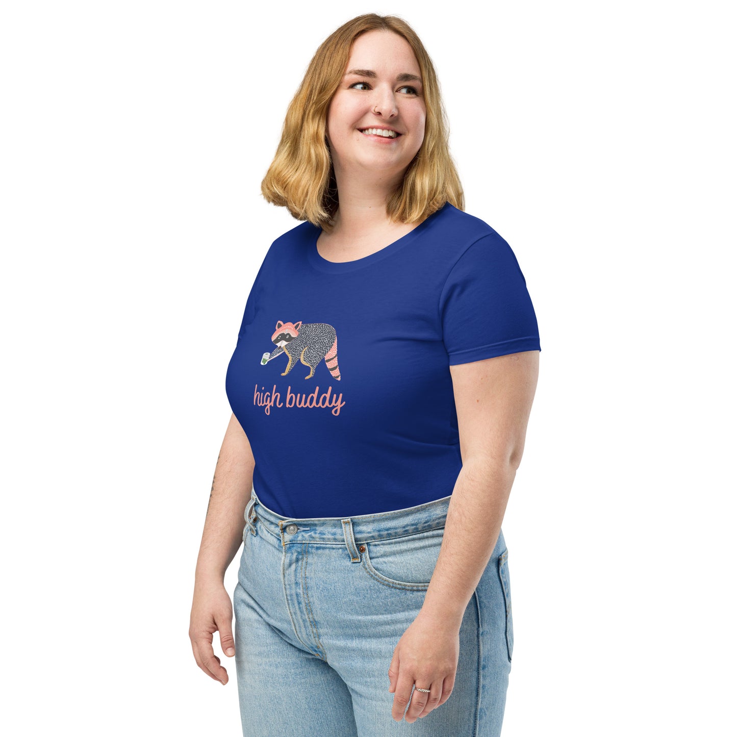 Raccoon Weed Thief Women's Short Sleeve Tee