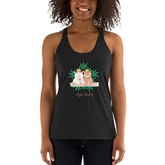 Cats Love Plants Racerback Tank